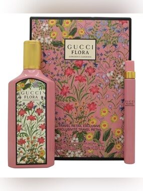 Gucci Flora Gorgeous Gardenia 2pc travel retail exclusive set